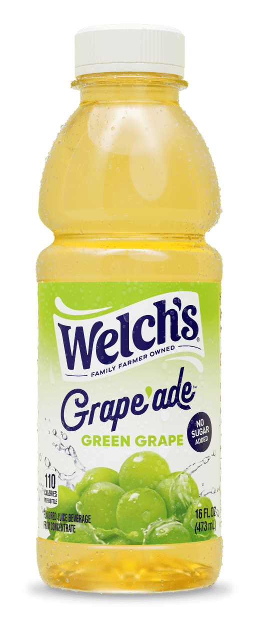 Picture of a cold and refreshing can of Welch's Grapeade.